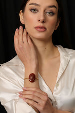 Load image into Gallery viewer, RUBY OVAL BRACELET