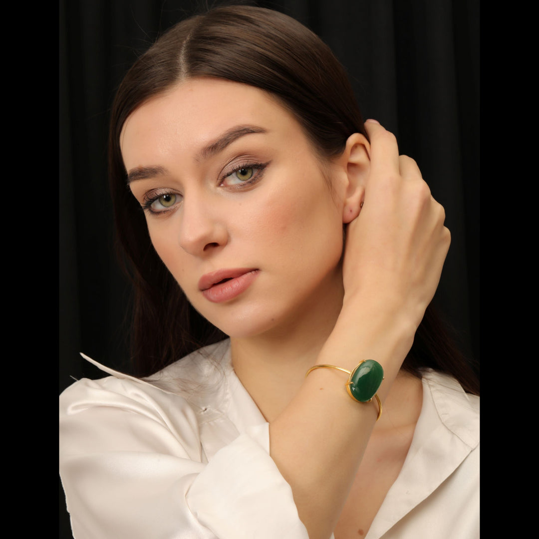Emerald Oval Bracelet