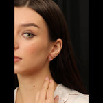 Load image into Gallery viewer, AMETHYST MIST STUDS