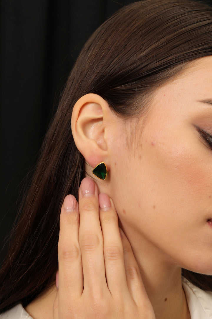 EMERALD MIST STUDS