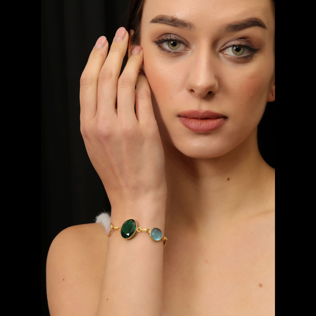 GEMSTONES CHARM BRACELET