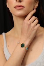 Load image into Gallery viewer, GEMSTONES CHARM BRACELET