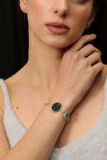 Load image into Gallery viewer, GEMSTONES CHARM BRACELET