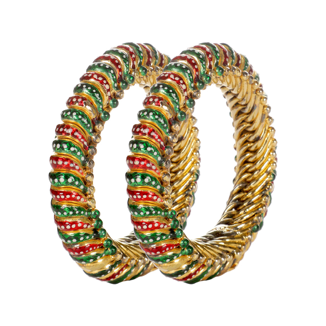 Meenakari Jadau Bangles