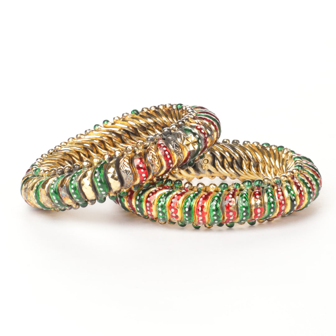 Meenakari Jadau Bangles