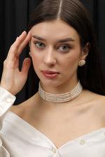 Load image into Gallery viewer, Pearl Empress Choker Set