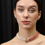 Load image into Gallery viewer, LUSTROUS DUO PEARLS