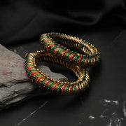 Meenakari Jadau Bangles