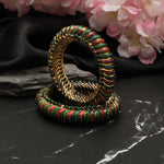 Load image into Gallery viewer, Meenakari Jadau Bangles