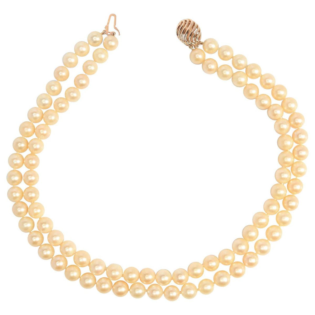 Graceful Ivory Pearl Neckpiece