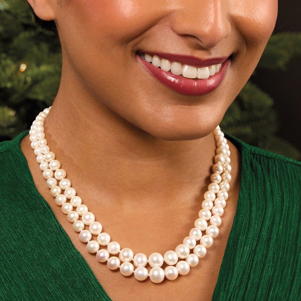 Graceful Double Pearl Drapes