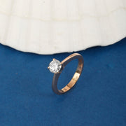 Brilliance Solitaire Ring  (E VS2 / White Gold)