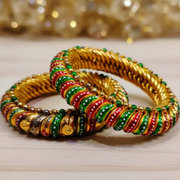Meenakari Jadau Bangles