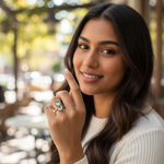 Load image into Gallery viewer, AQUA DUO RING