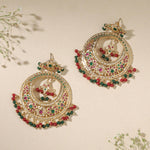Load image into Gallery viewer, Multicolured Jadau Long Earrings
