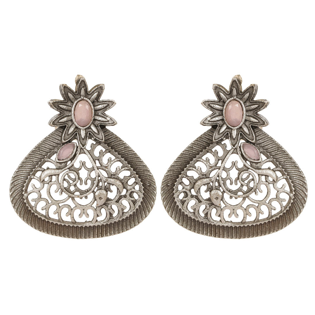 Pink Aura Studs