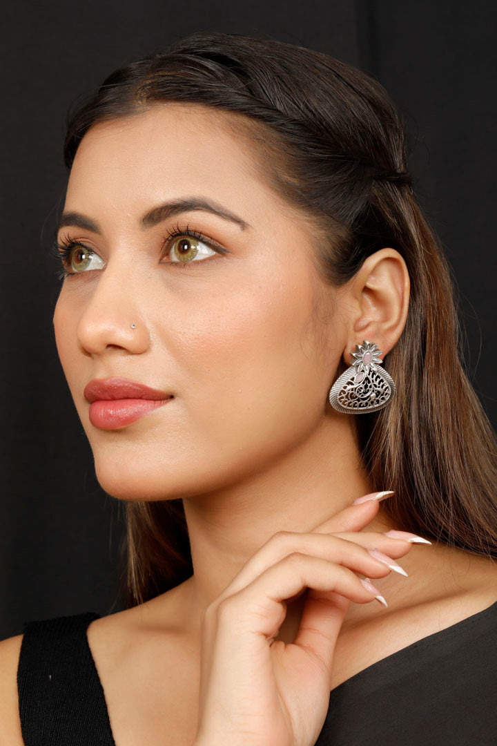 Pink Aura Studs