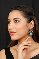Load image into Gallery viewer, Cool Blue Earrings
