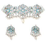 Load image into Gallery viewer, TURQUOISE PEARL CHOKER
