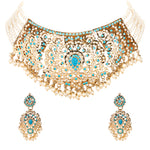 Load image into Gallery viewer, REGAL TURQUOISE PEARL SET
