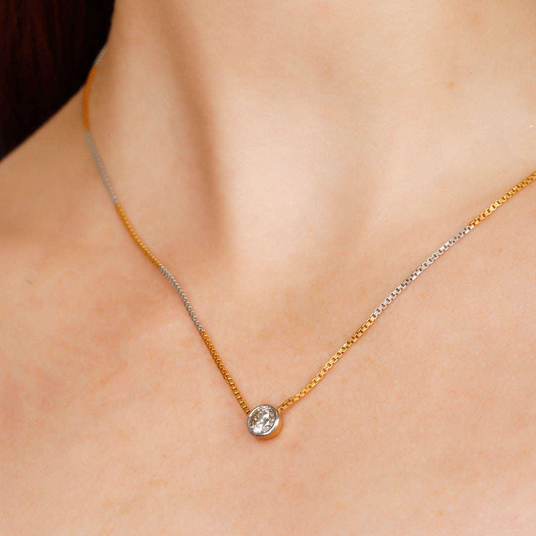 Graceful Sparkle Everyday Pendant  (Gold)