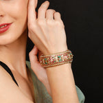 Load image into Gallery viewer, SCARLET EMERALD BRACELET
