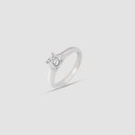 Load image into Gallery viewer, Princess Ring  (D VVS1 / White Gold)

