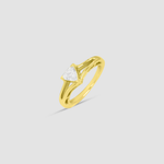 Load image into Gallery viewer, Triumphant Trillion Diamond Band (G VVS1 / Gold)
