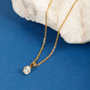 Conscious Brilliance Solitaire Collection Pendant (Gold)