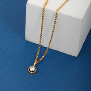 Radiance Diamond Pendant (Rose Gold)