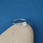 Load image into Gallery viewer, Timeless Radiance Solitaire Ring (F VVS2 / White Gold)
