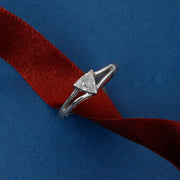 Triumphant Trillion Diamond Band (G VVS1 / White Gold)