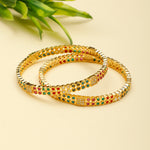 Load image into Gallery viewer, RUBY EMERALD BANGLE
