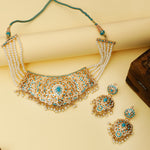 Load image into Gallery viewer, REGAL TURQUOISE PEARL SET
