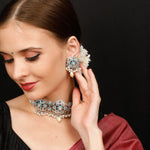 Load image into Gallery viewer, TURQUOISE PEARL CHOKER
