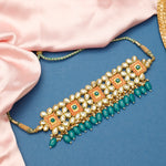 Load image into Gallery viewer, GARNET KUNDAN NECKLACE
