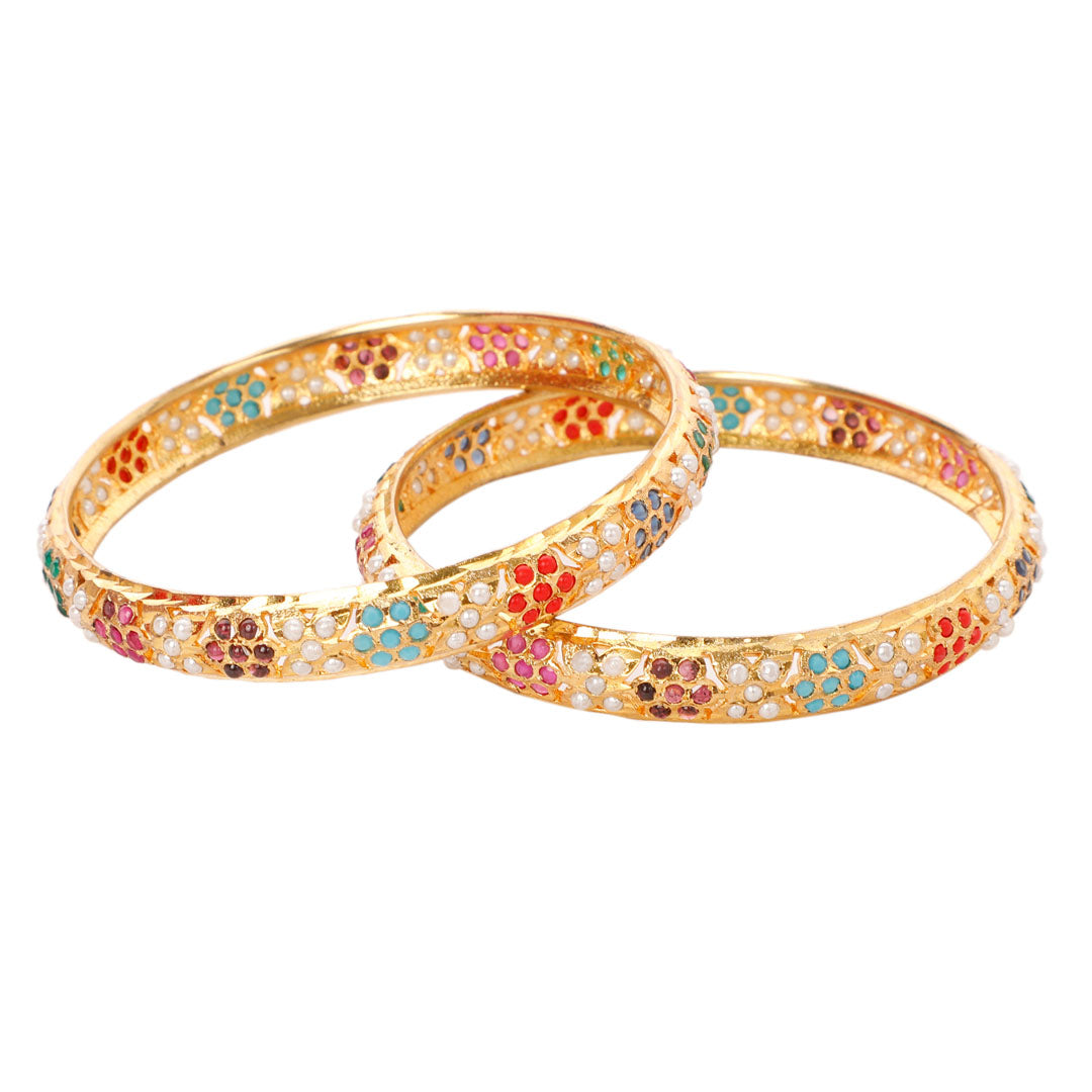 RAINBOW TONED BANGLES