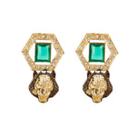 Load image into Gallery viewer, LION&#39;S ROAR EARRINGS
