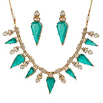 Load image into Gallery viewer, EMERALD POLKI CHOKER
