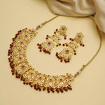 Load image into Gallery viewer, RED ORNATE CHOKER
