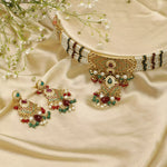 Load image into Gallery viewer, BLUE GEMSTONE CHOKER
