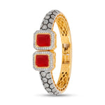 Load image into Gallery viewer, RUBY  POLKI BRACELET
