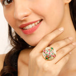Load image into Gallery viewer, GEOMETRIC STONE RING
