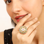 Load image into Gallery viewer, PEARL GEMSTONE RING
