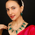 Load image into Gallery viewer, EMERALD POLKI CHOKER
