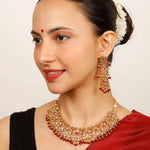 Load image into Gallery viewer, RED ORNATE CHOKER
