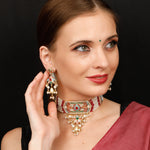Load image into Gallery viewer, EXQUISITE ROSE QUARTZ CHOKER
