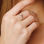 Timeless Radiance Solitaire Ring (G VVS1 / Rose Gold)