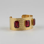 Load image into Gallery viewer, CRIMSON RADIANCE GOLD BRACELET