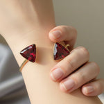 Load image into Gallery viewer, CRIMSON TRIAD GOLD BRACELET
